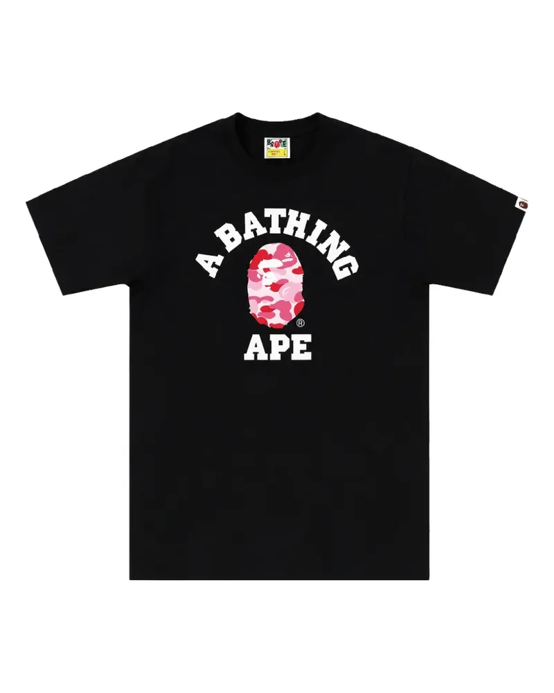 BAPE ABC Camo College T-shirt - Schwarz Schwarz
