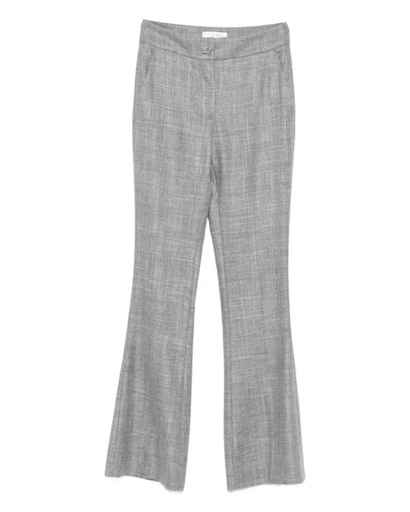 Genny Hose mit meliertem Effekt - Grau Grau