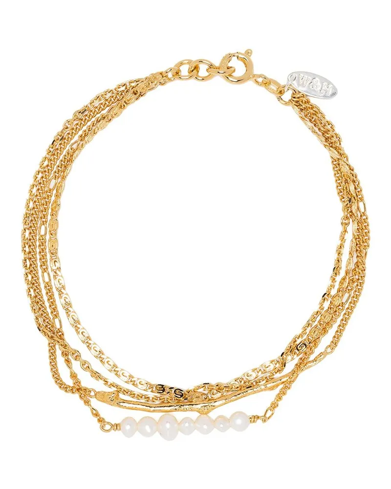 Wouters & Hendrix Voyages Naturalistes Armband - Gold Gold