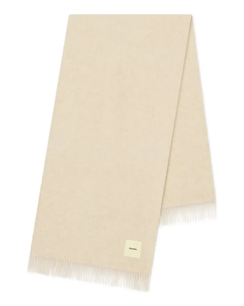 Nanushka Keaton Schal mit Fransen - Nude Nude