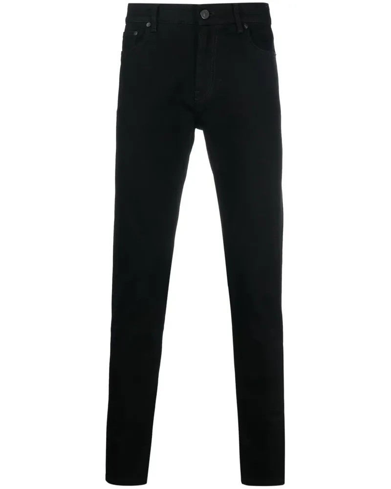 PT TORINO Klassische Slim-Fit-Jeans - Schwarz Schwarz