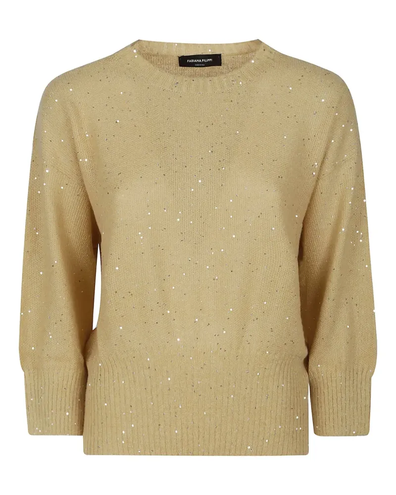 Fabiana Filippi sequin-embellished knitwear - Nude Nude
