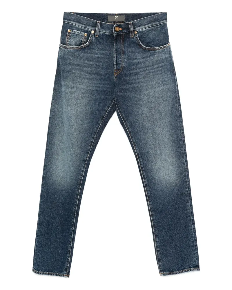PT TORINO Jeans mit Logo-Patch - Blau Blau