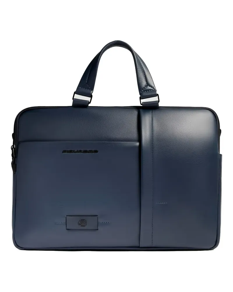 Piquadro top handle laptop bag - Blau Blau
