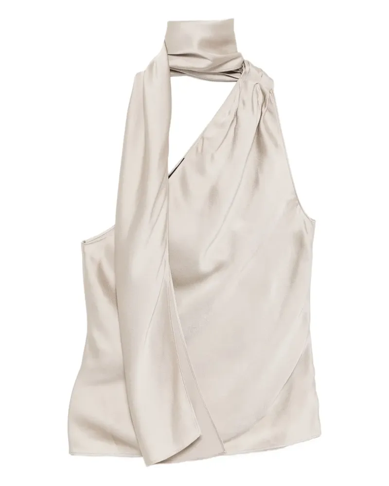 Tom Ford One-Shoulder-Top - Silber Silber