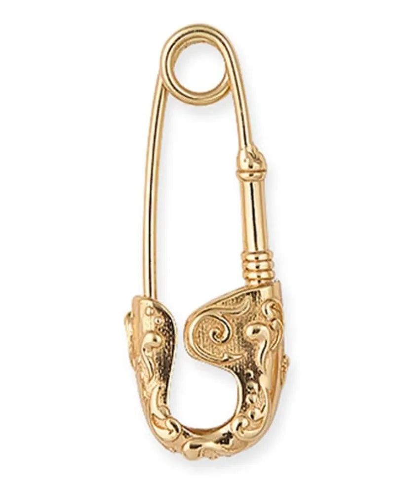 Emanuele Bicocchi Arabesque Sterlingsilberohrring mit Nadel - Gold Gold
