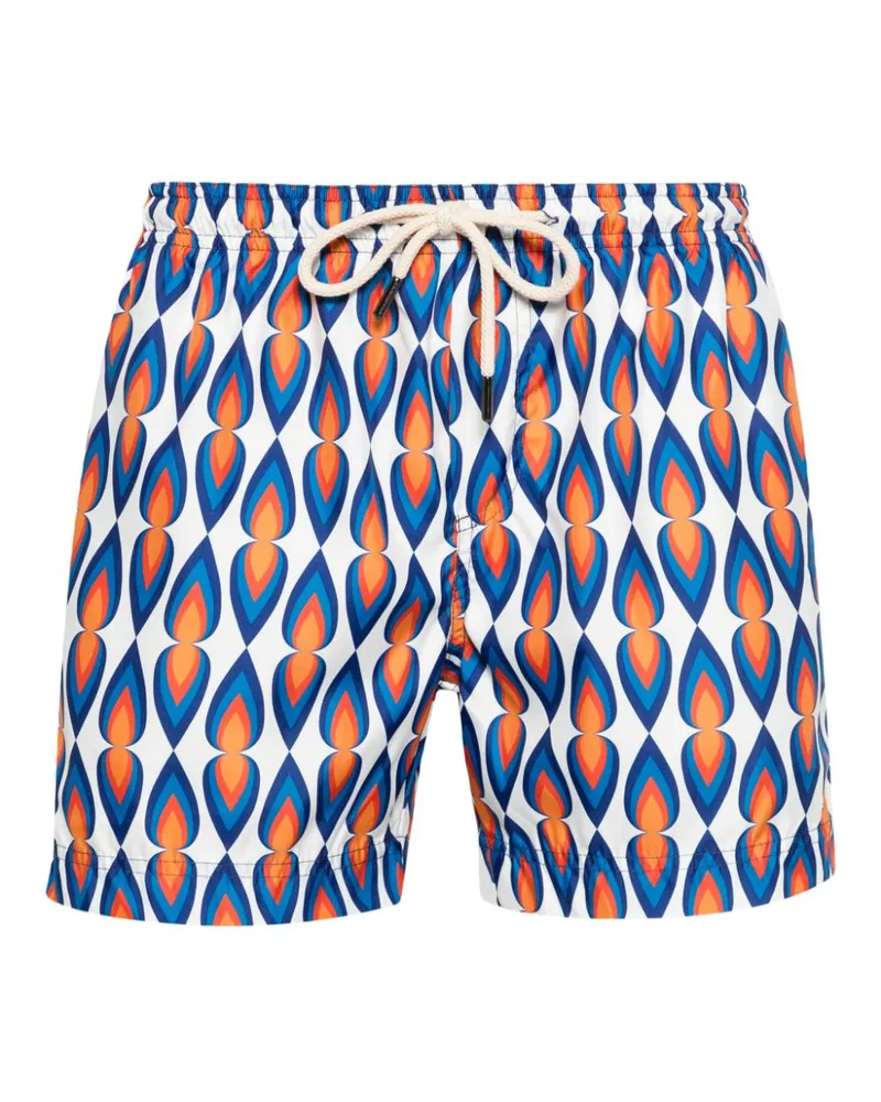 PENINSULA Levante Badeshorts mit grafischem Print - Blau Blau