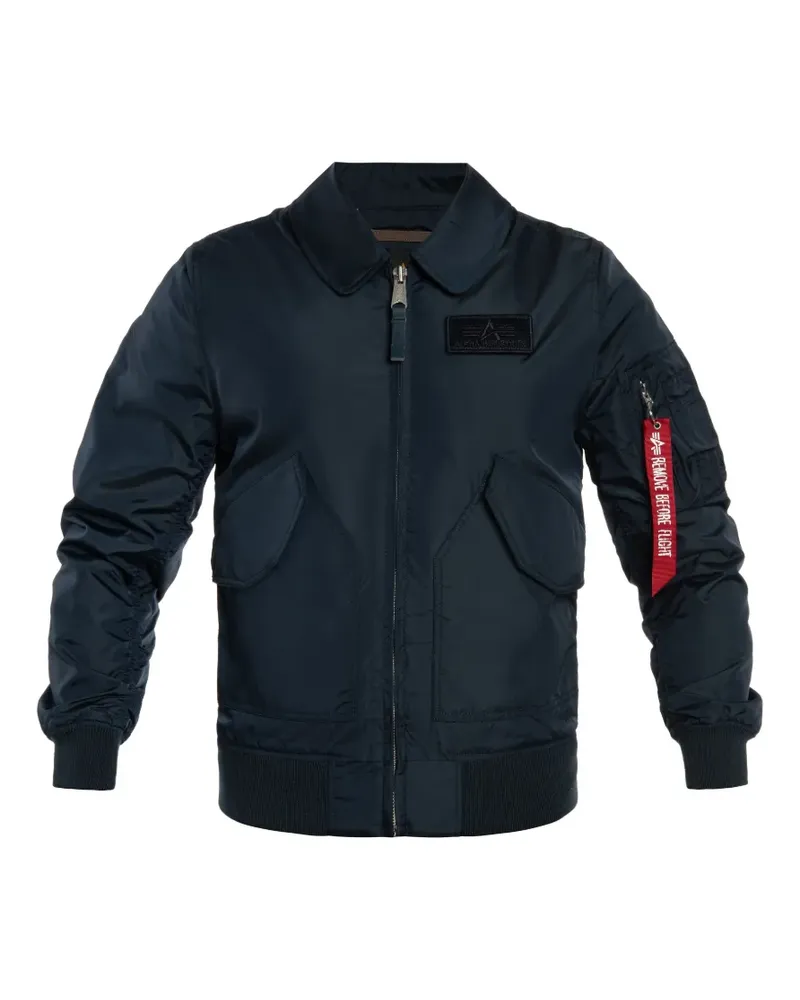 Alpha Industries long-sleeves bomber jacket - Blau Blau
