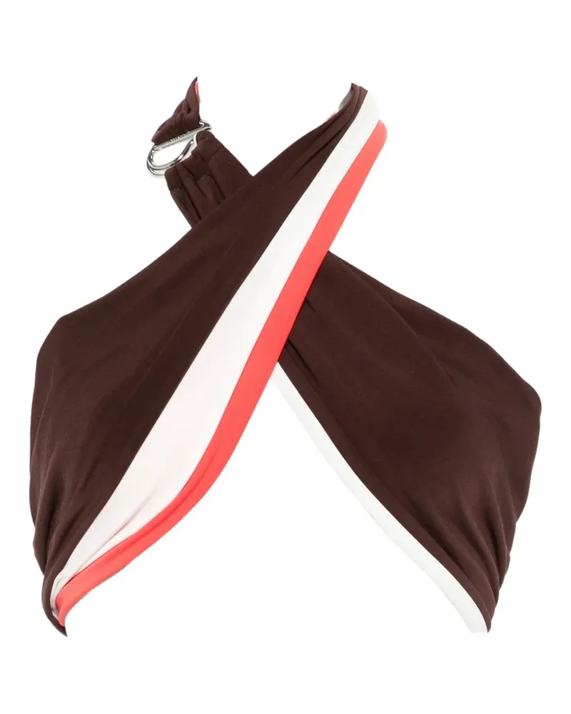 COPERNI crossed top - Braun Braun