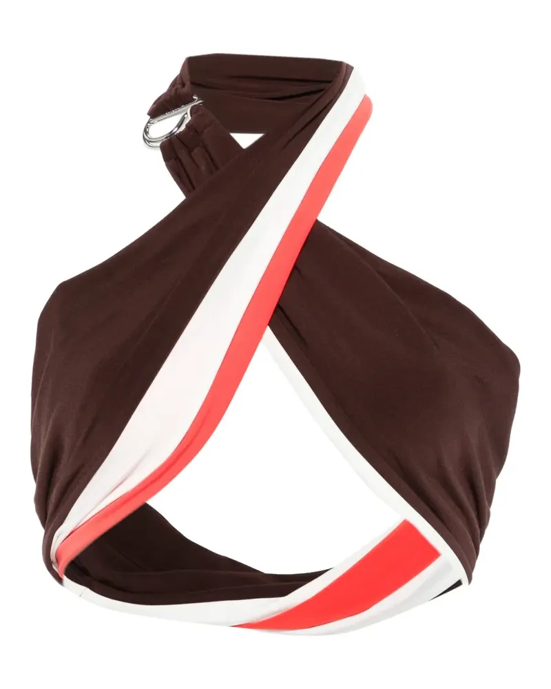 COPERNI crossed top - Braun Braun