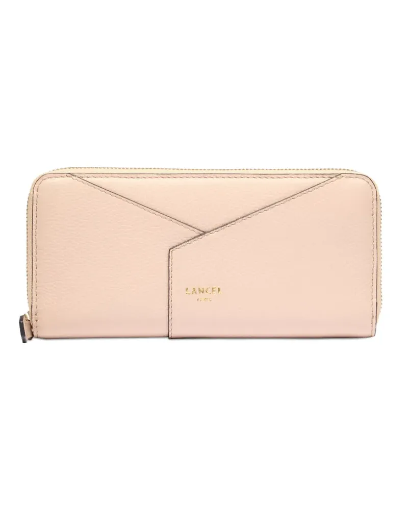 Lancel Enveloppe Portemonnaie mit Reißverschluss - Nude Nude