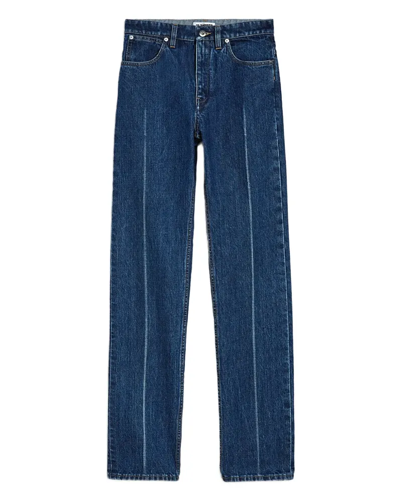 Jil Sander Jeans mit Bügelfalten - Blau Blau