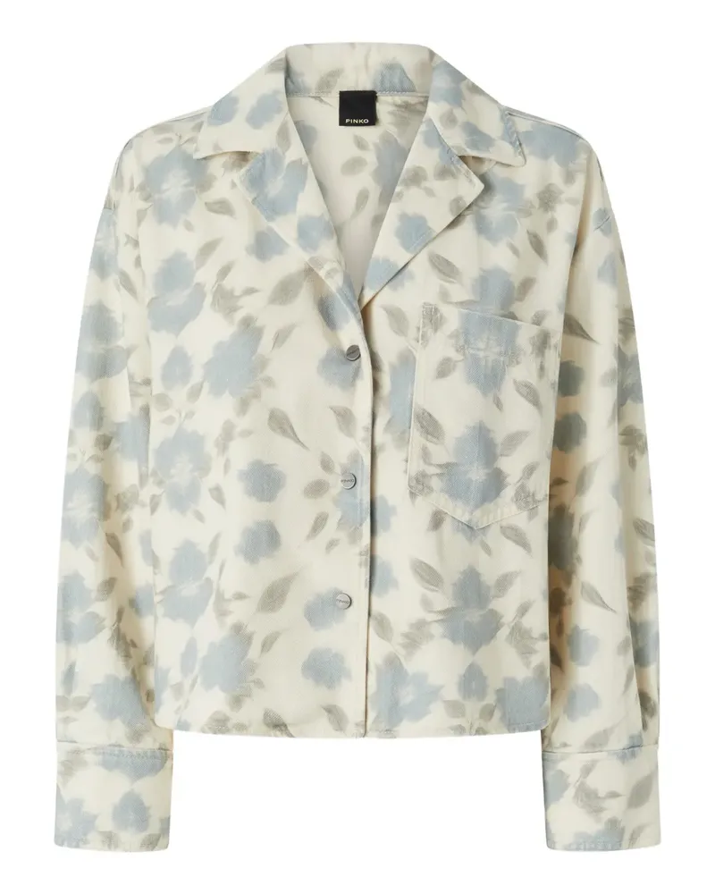 Pinko Hemd mit Blumenmuster - Nude Nude