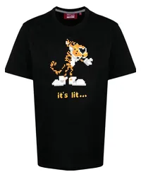 Mostly Heard Rarely Seen T-Shirt mit "It Lit"-Print Schwarz