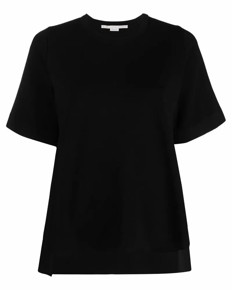 Stella McCartney Strong Silhouette T-Shirt - Schwarz Schwarz