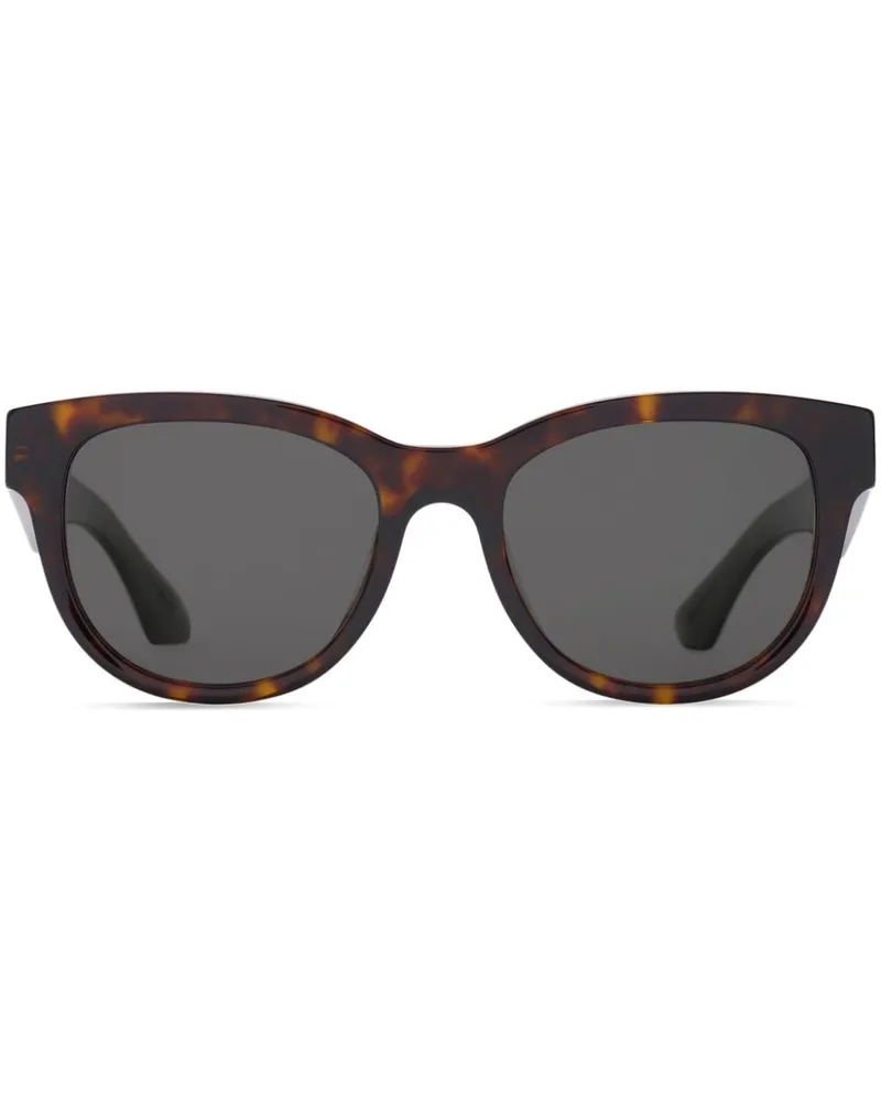 Burberry Sonnenbrille mit eckigem Gestell - Braun Braun