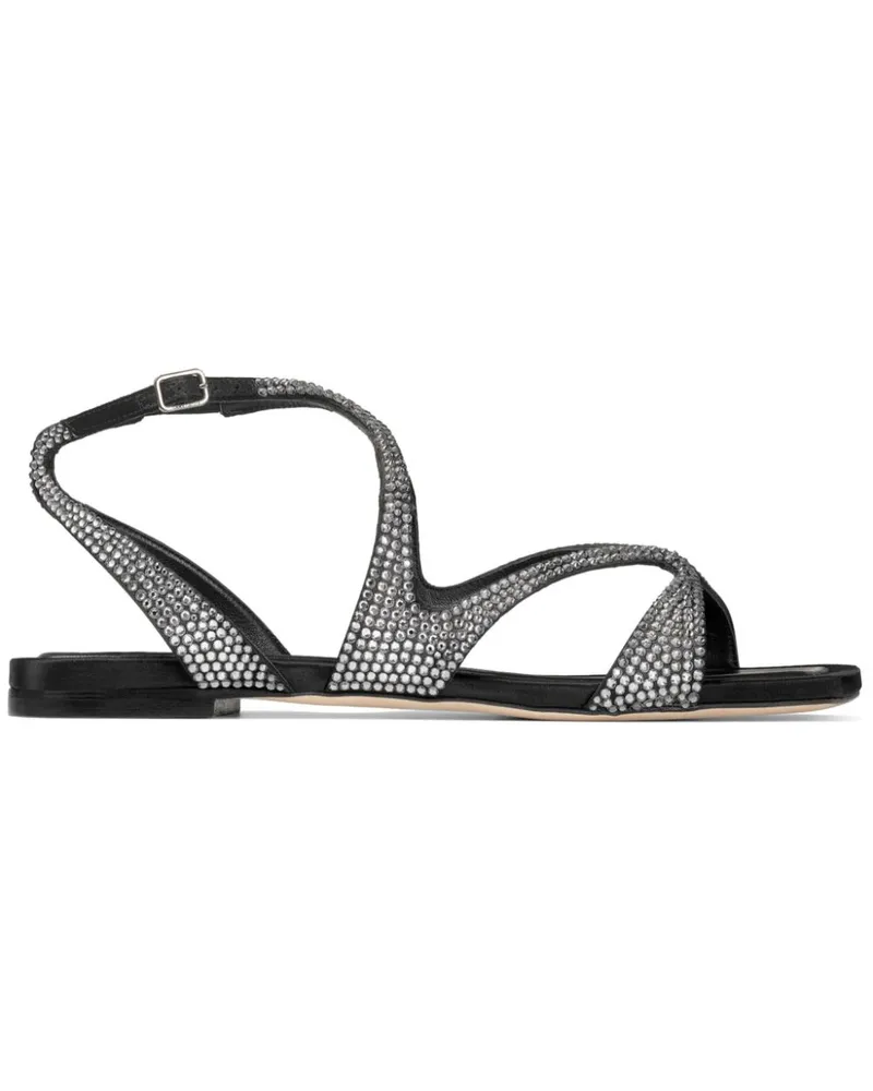 Jimmy Choo Ayla Sandalen mit Kristallen - Schwarz Schwarz