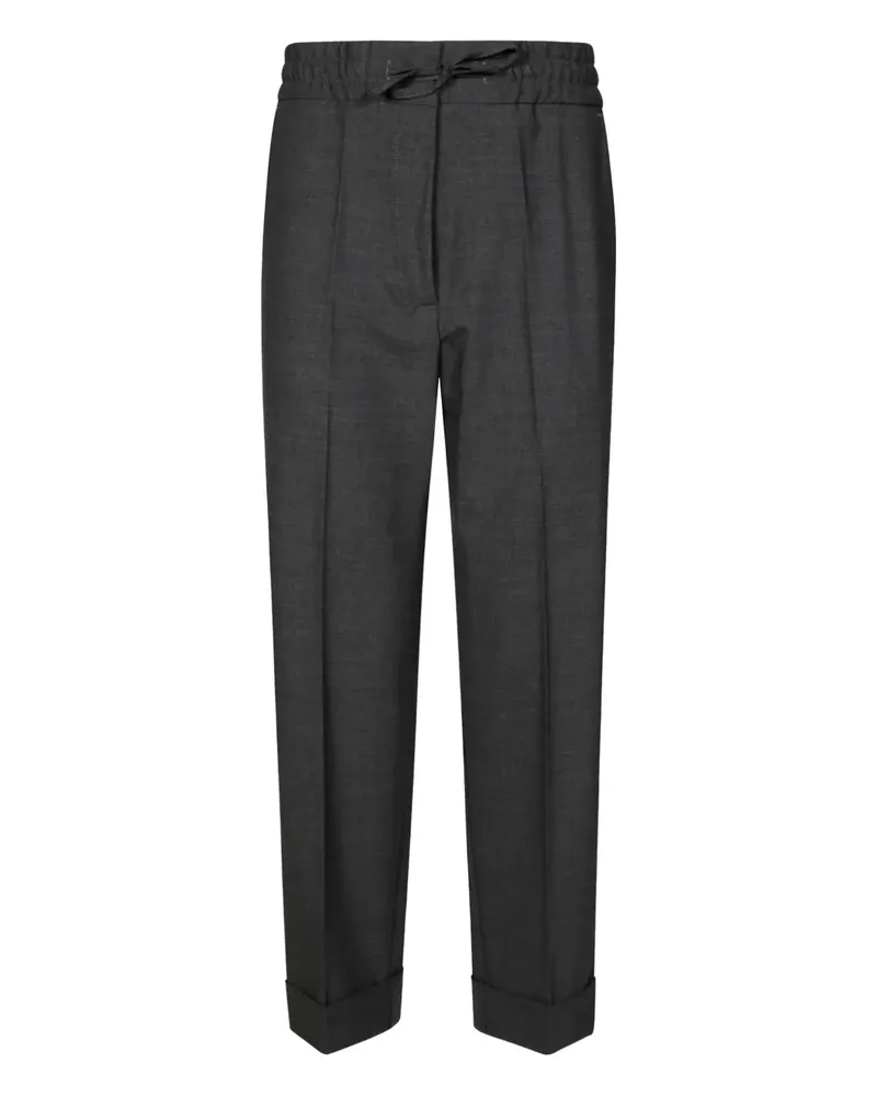P.A.R.O.S.H. P.A.R.O H. Wollhose mit Kordelzug - Grau Grau
