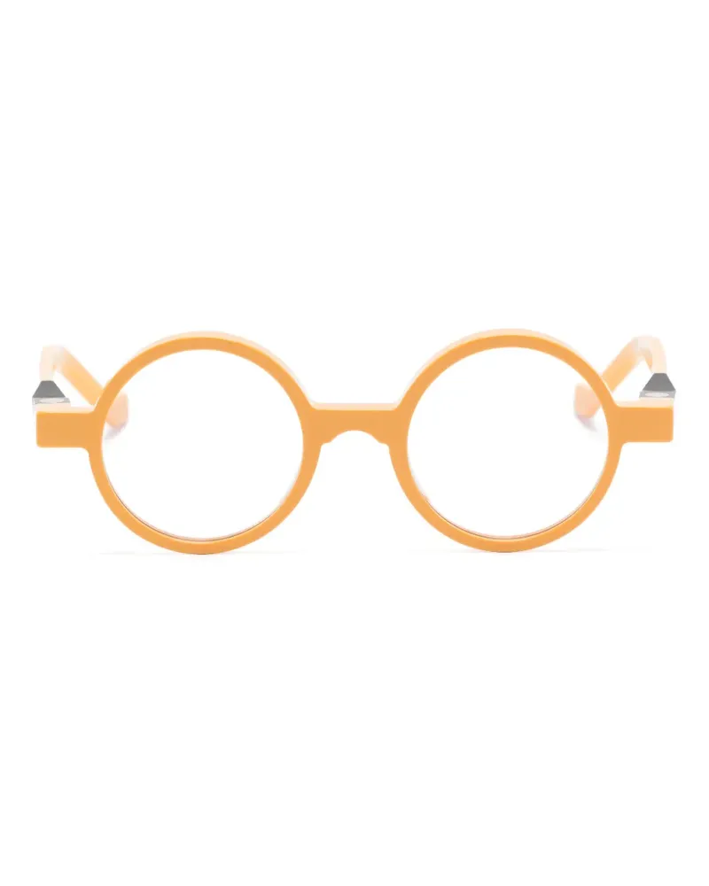 VAVA EYEWEAR WL0008 Brille mit rundem Gestell - Gelb Gelb