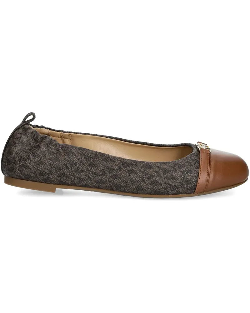 Michael Kors Ballerinas mit Monogrammmuster - Braun Braun