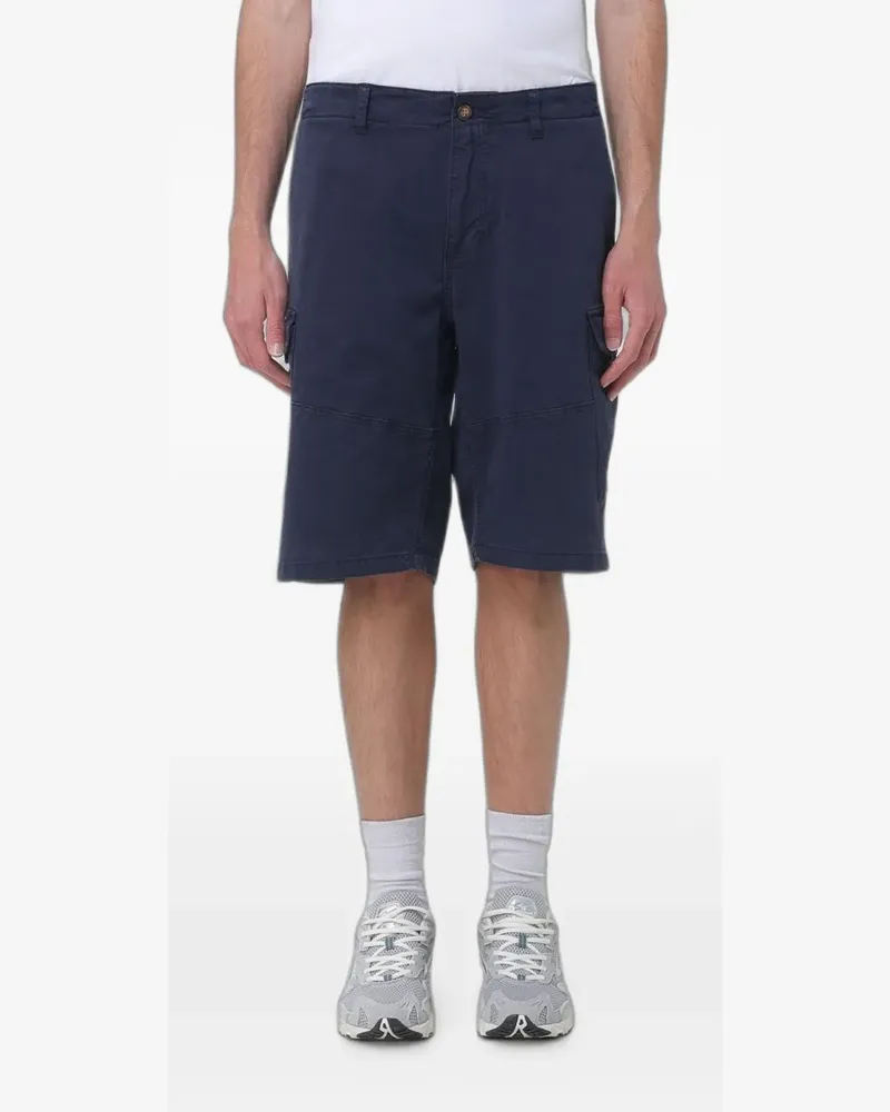 Blauer Klassische Cargo-Shorts Blau