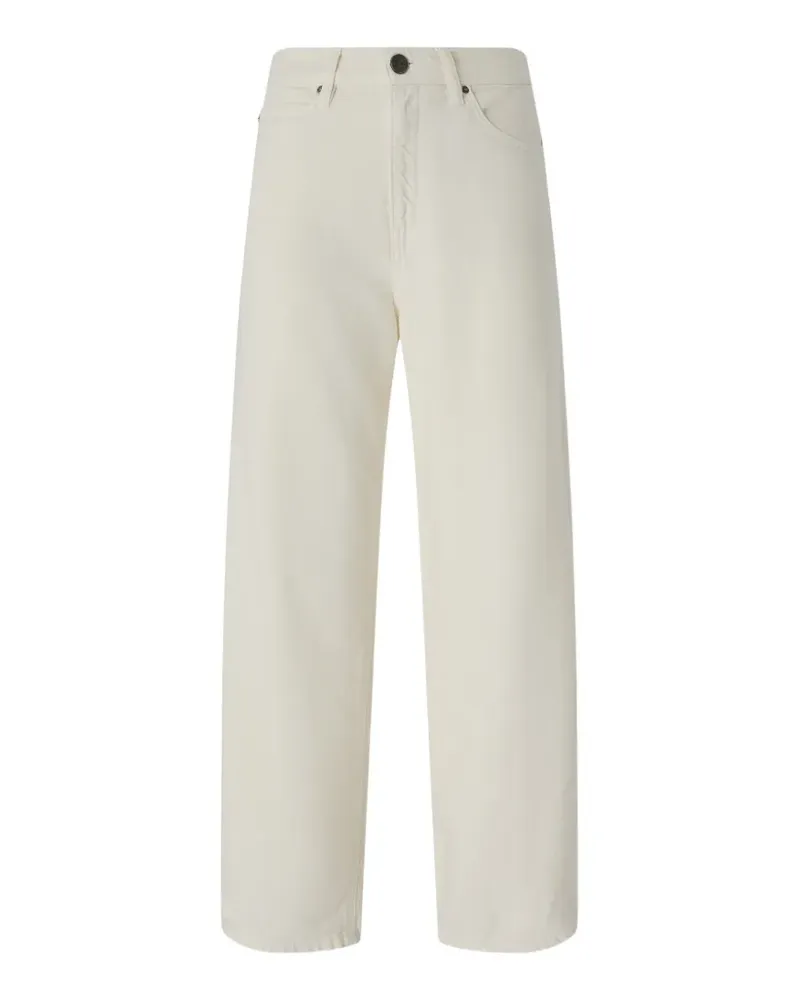 Pinko egg-fit cotton bull trousers - Nude Nude