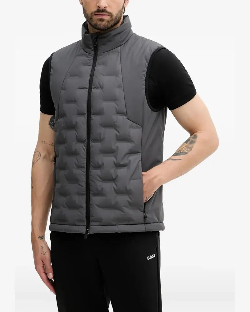 HUGO BOSS Gesteppte Weste - Grau Grau