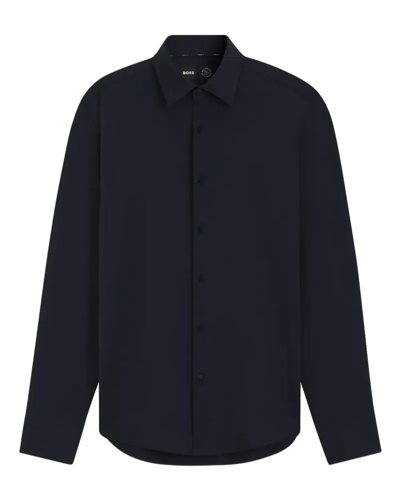 HUGO BOSS Langärmeliges Hemd - Schwarz Schwarz