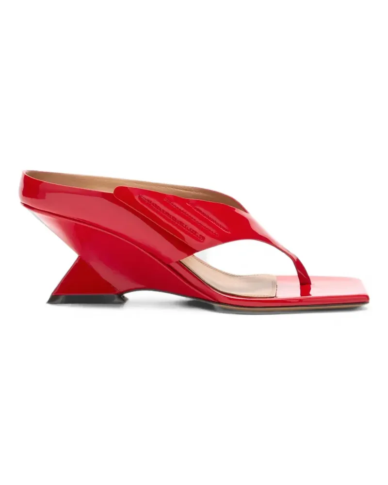 ATTICO Cheope square-toe sandals - Rot Rot