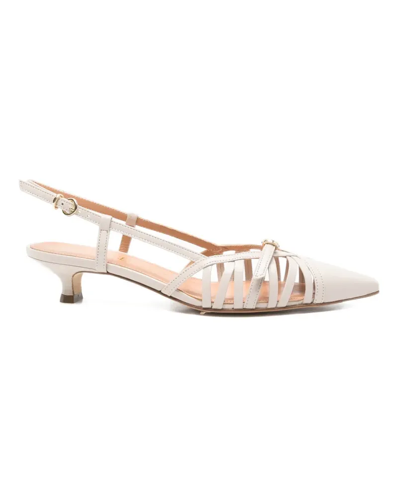 The Seller slingback leather pumps - Nude Nude