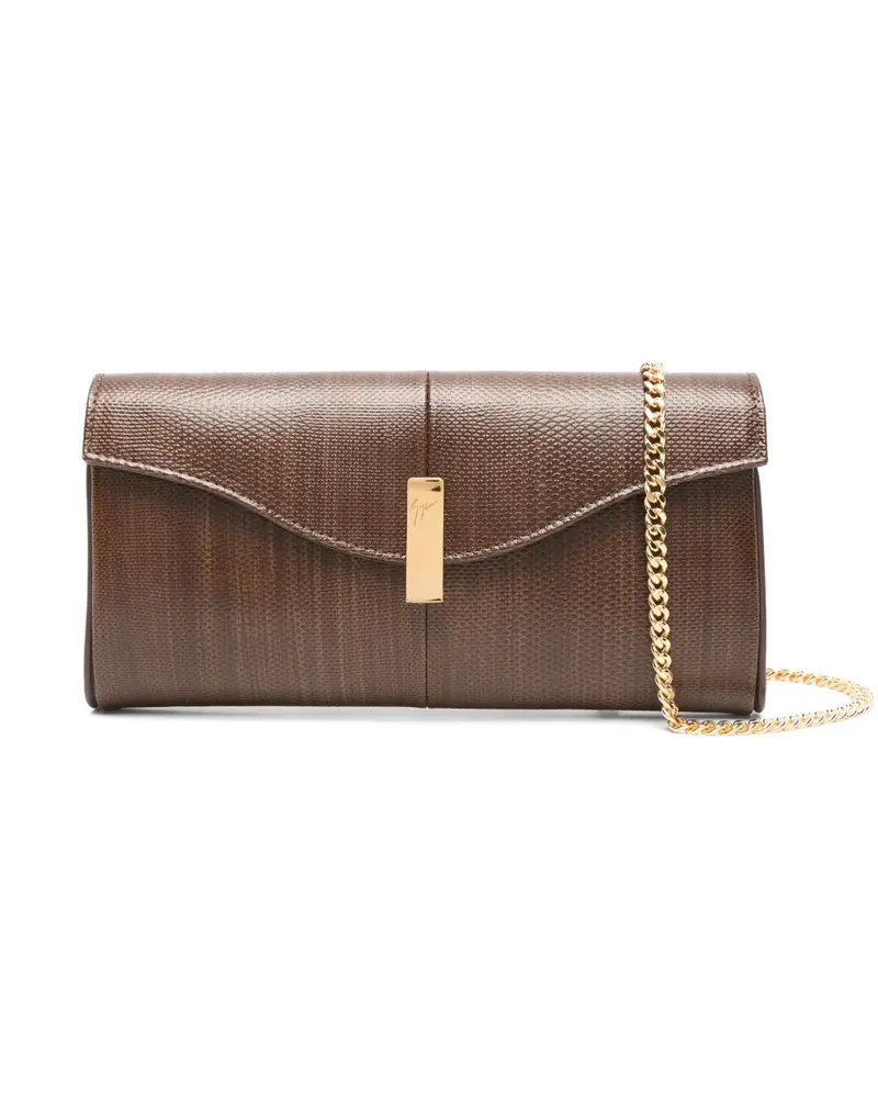 Giuseppe Zanotti Flutie Clutch - Braun Braun