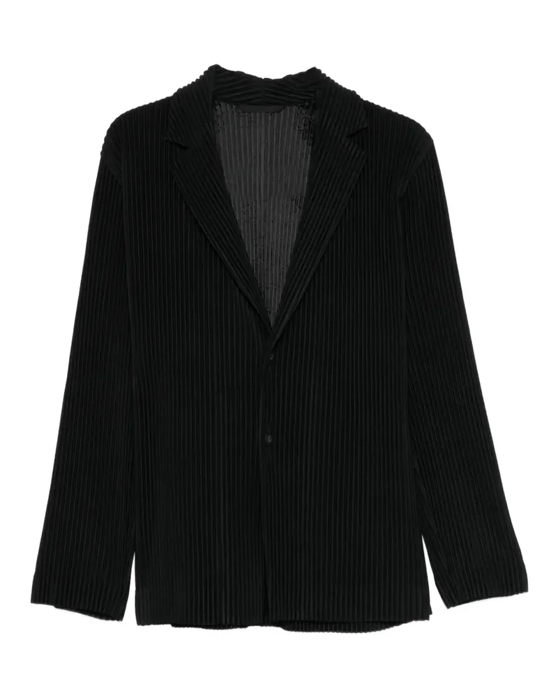 Issey Miyake Blazer mit Falten - Schwarz Schwarz