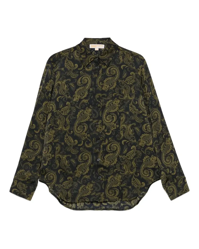 Michael Kors Hemd mit Paisleymuster - Grün Grün