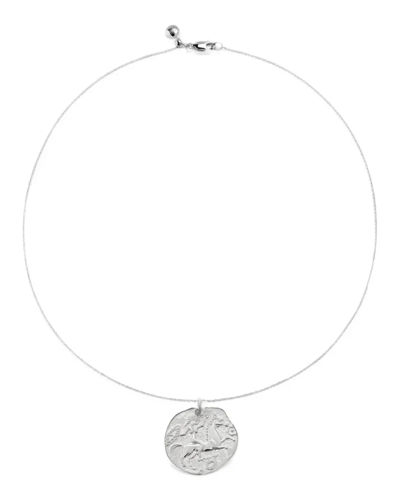 Monica Vinader Goddess Halskette mit Anhänger - Silber Silber