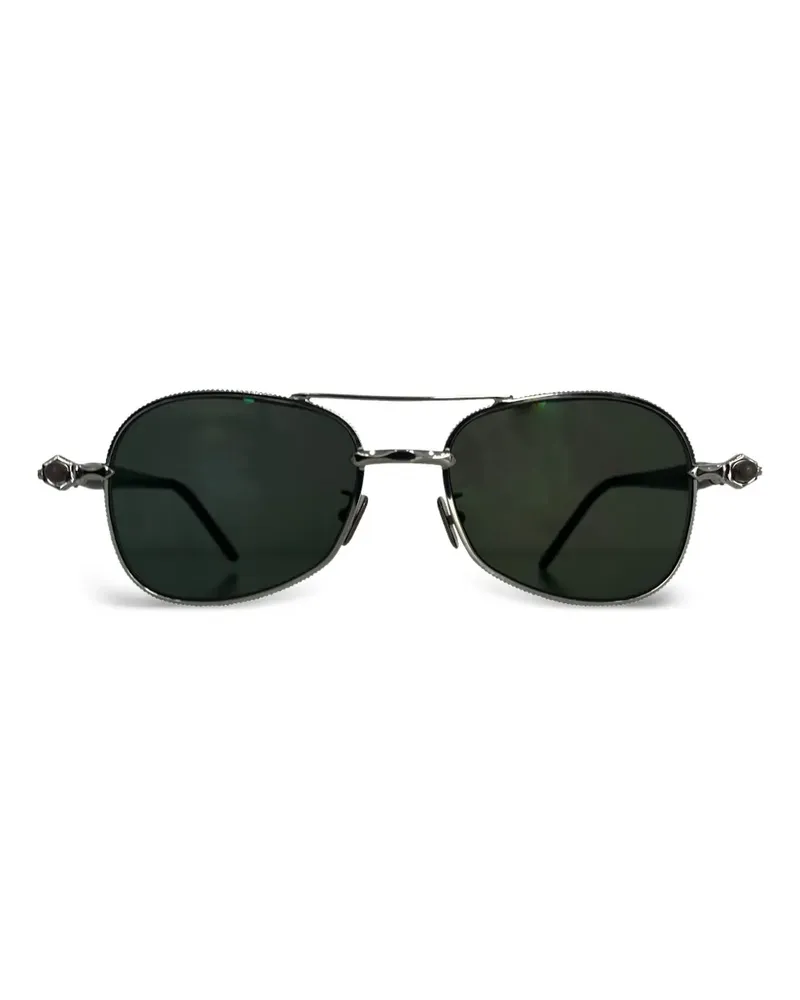 KUBORAUM Verzierte Sonnenbrille - Grau Grau