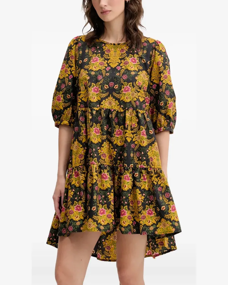 FARM Rio floral mini dress - Schwarz Schwarz