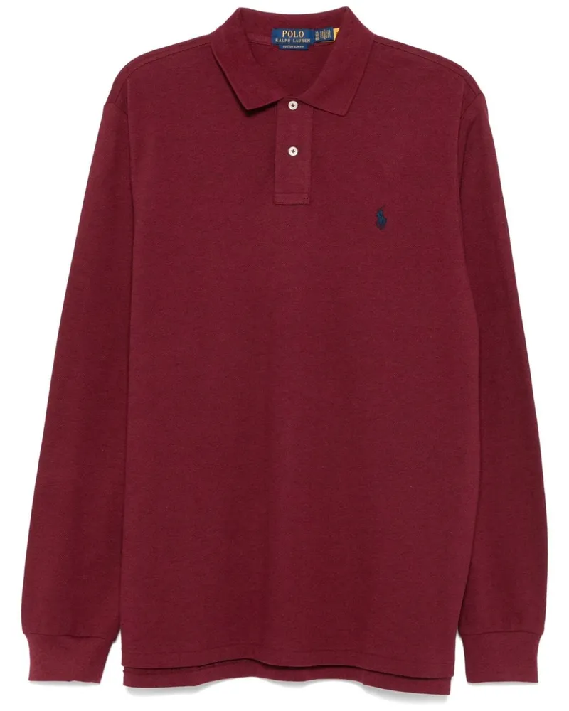 Ralph Lauren Poloshirt mit Polo Pony-Stickerei - Rot Rot