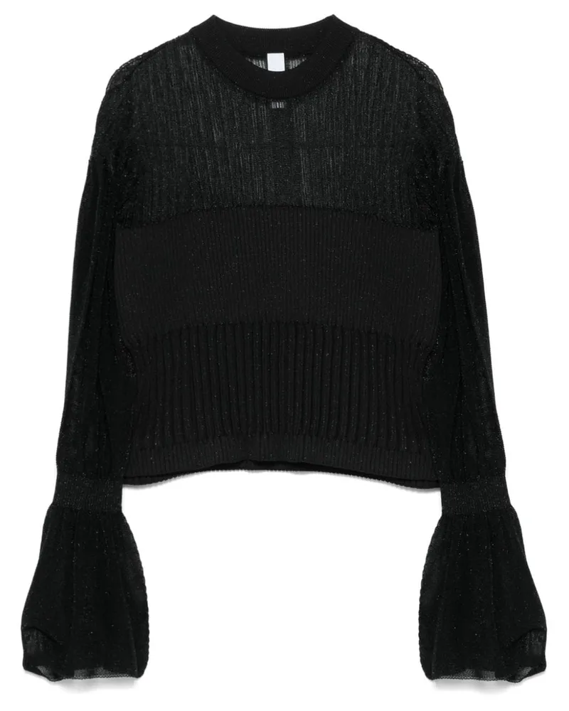 CFCL Top mit Glitter-Detail - Schwarz Schwarz