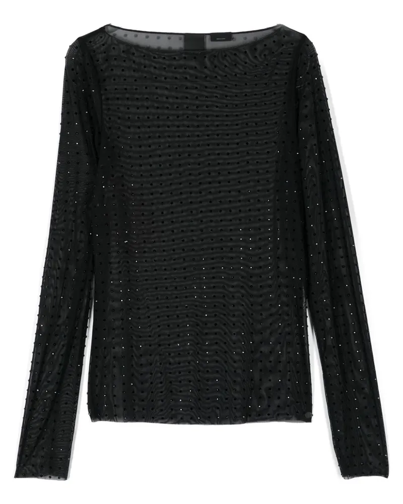 Pinko Rouen Oberteil - Schwarz Schwarz