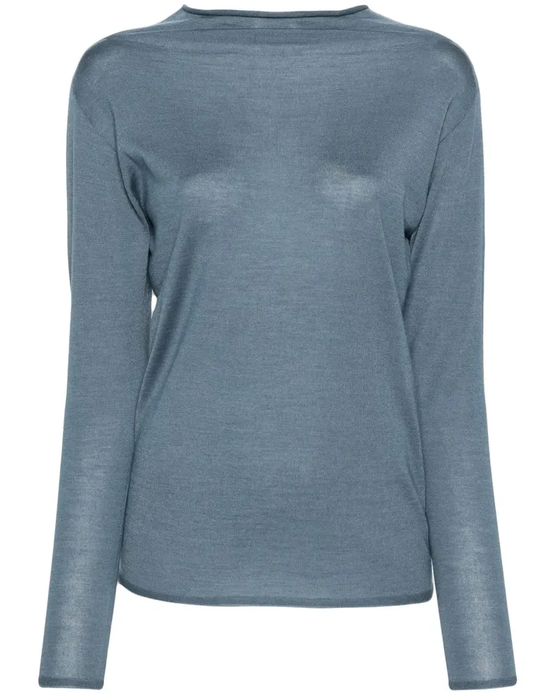 Fabiana Filippi Fein gestrickter Pullover - Blau Blau