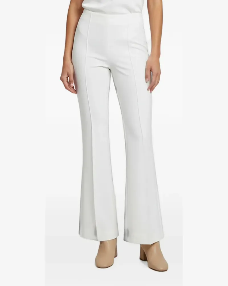 Elisabetta Franchi Ausgestellte Hose - Weiß Weiß