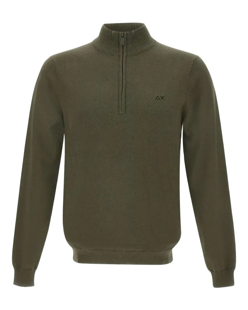 Sun68 Pullover mit Reißverschluss - Grün Grün