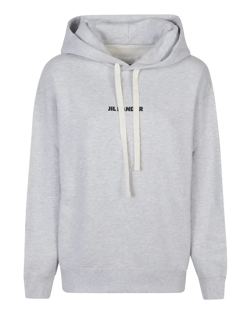 Jil Sander hooded cotton sweatshirt - Grau Grau