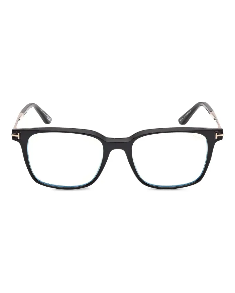 Tom Ford Brille mit eckigem Gestell - Schwarz Schwarz