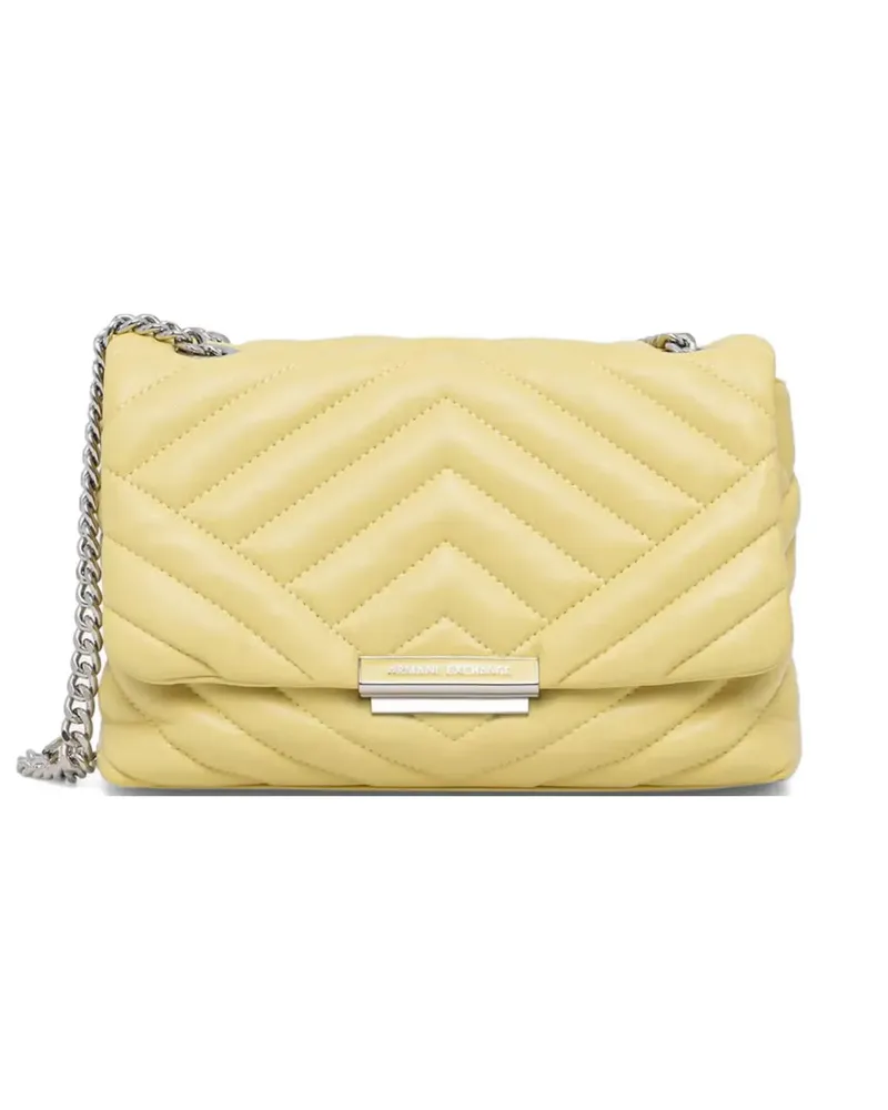 Armani Exchange quilted shoulder bag - Gelb Gelb