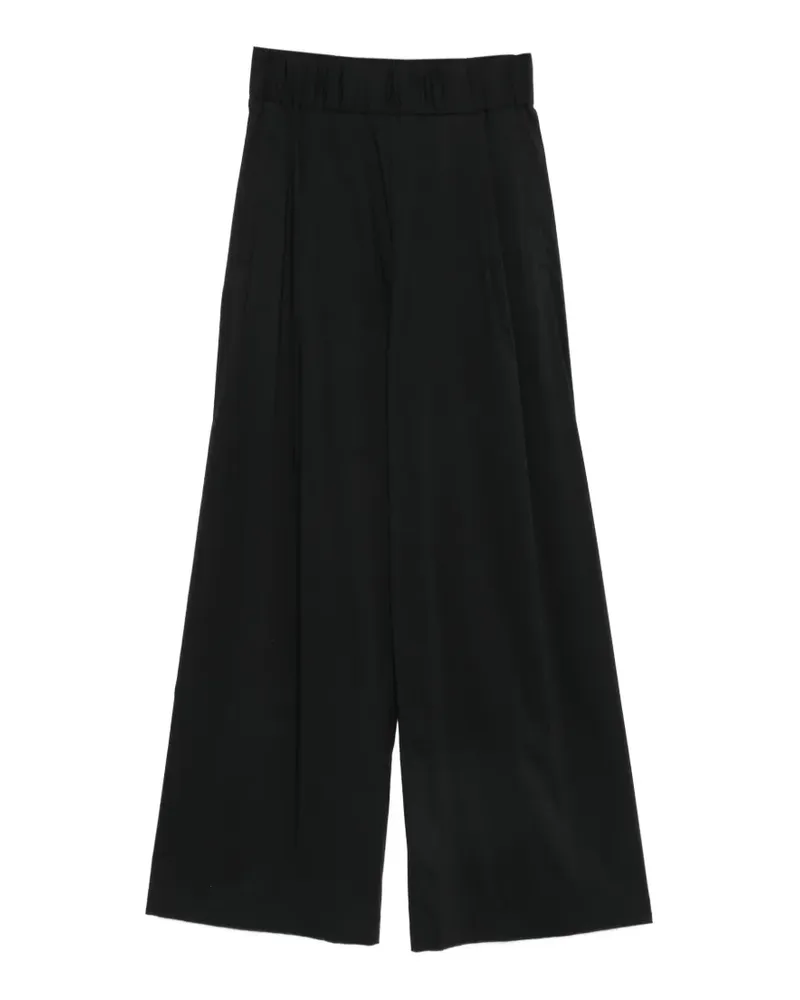 Semicouture elasticated-waistband trousers - Schwarz Schwarz