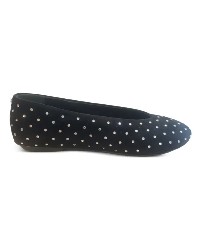 Sergio Rossi Royal Strass Ballerinas mit Strassverzierung - Schwarz Schwarz