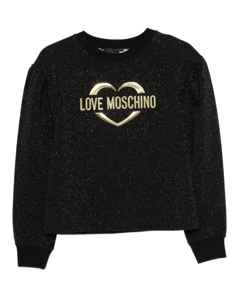 Moschino Sweatshirt mit Logo-Print - Schwarz Schwarz