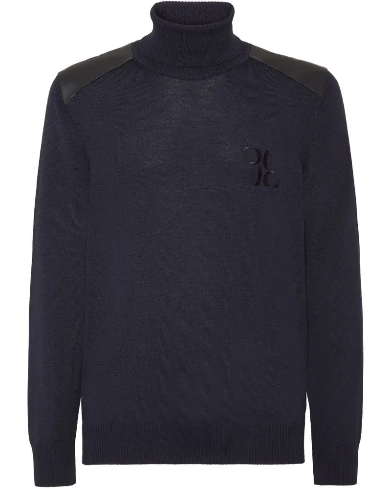 Billionaire Pullover mit Rollkragen - Blau Blau