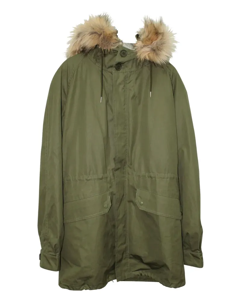 Sandro faux-fur parka - Grün Grün